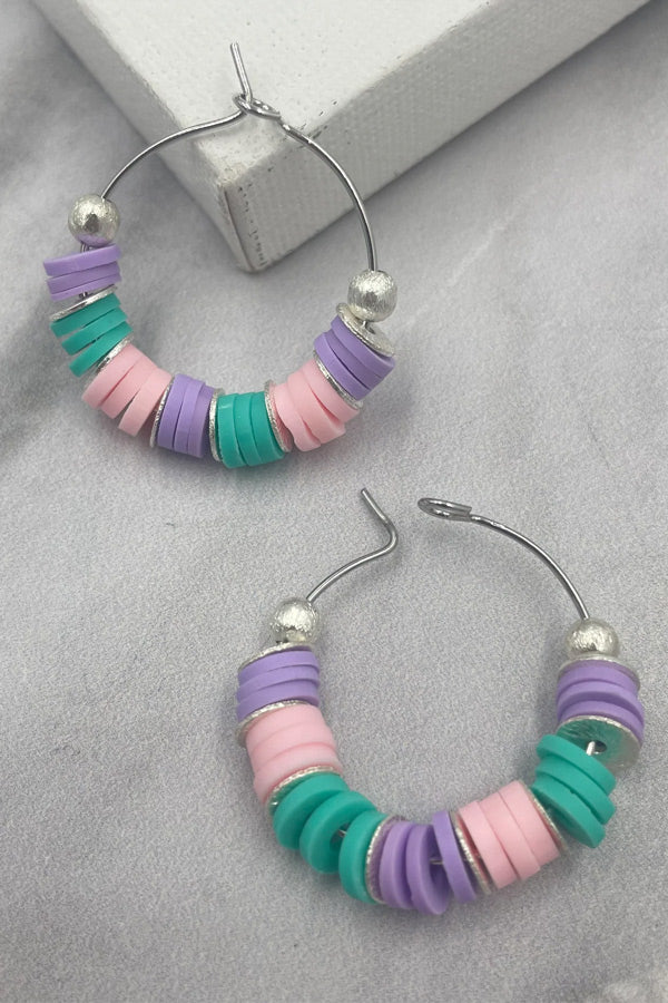 Unicorn Happy Hoop Earrings