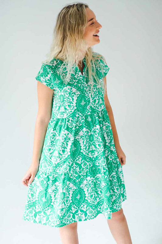 Savannah Green Dress